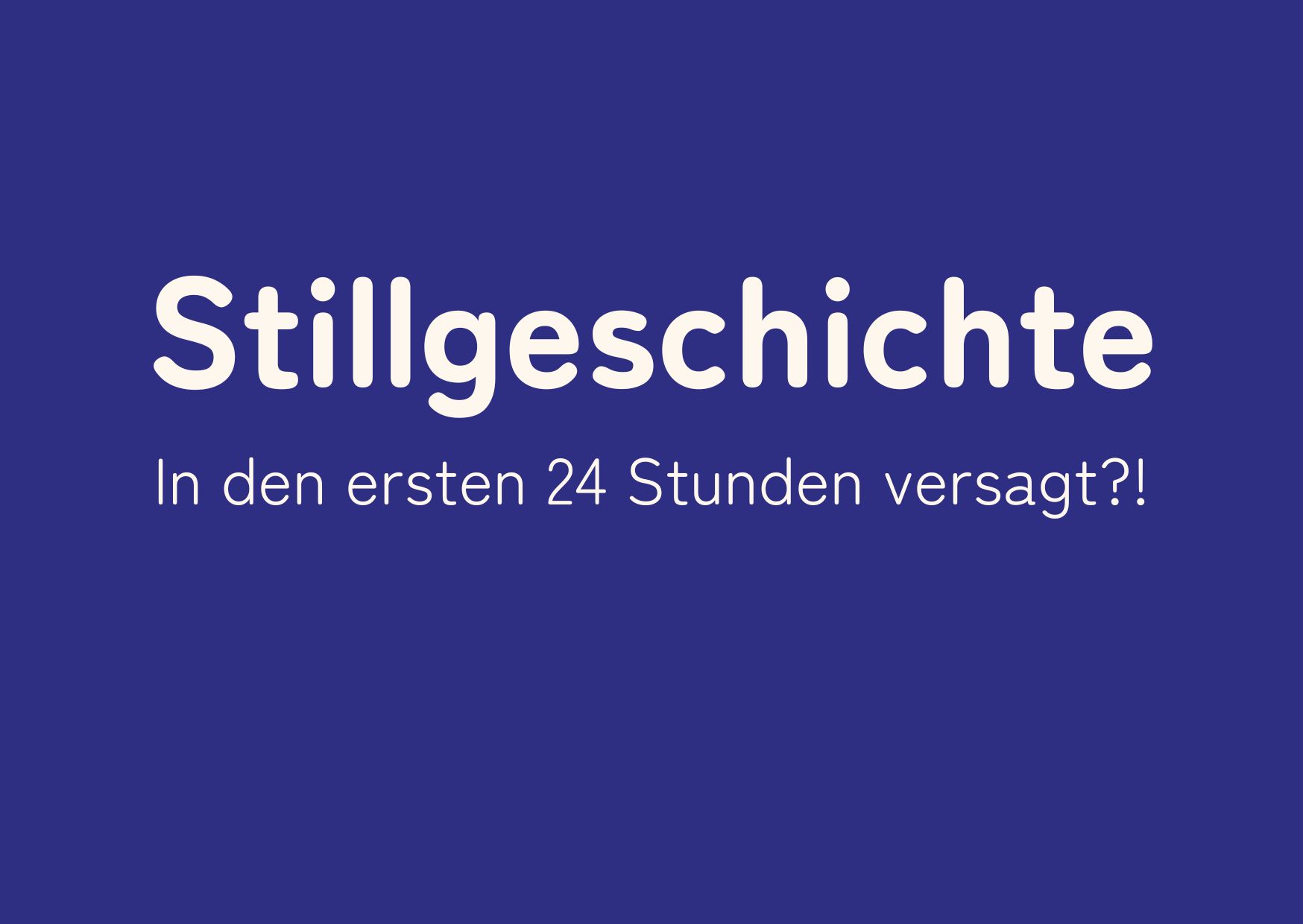 Stillgeschichte